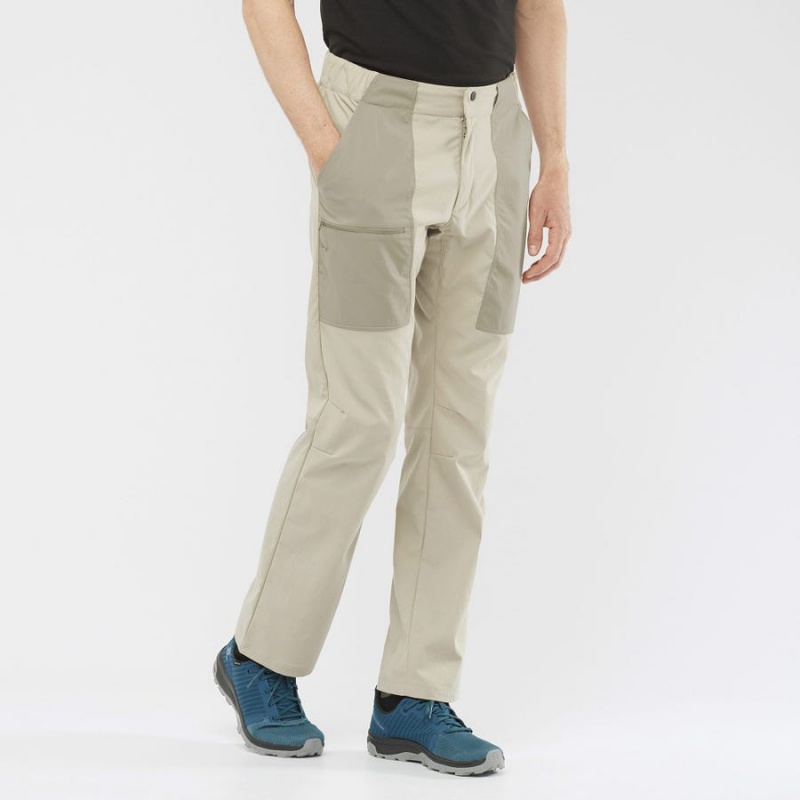 Pantalon Salomon OUTRACK Hombre Marrones | EC2440XYU