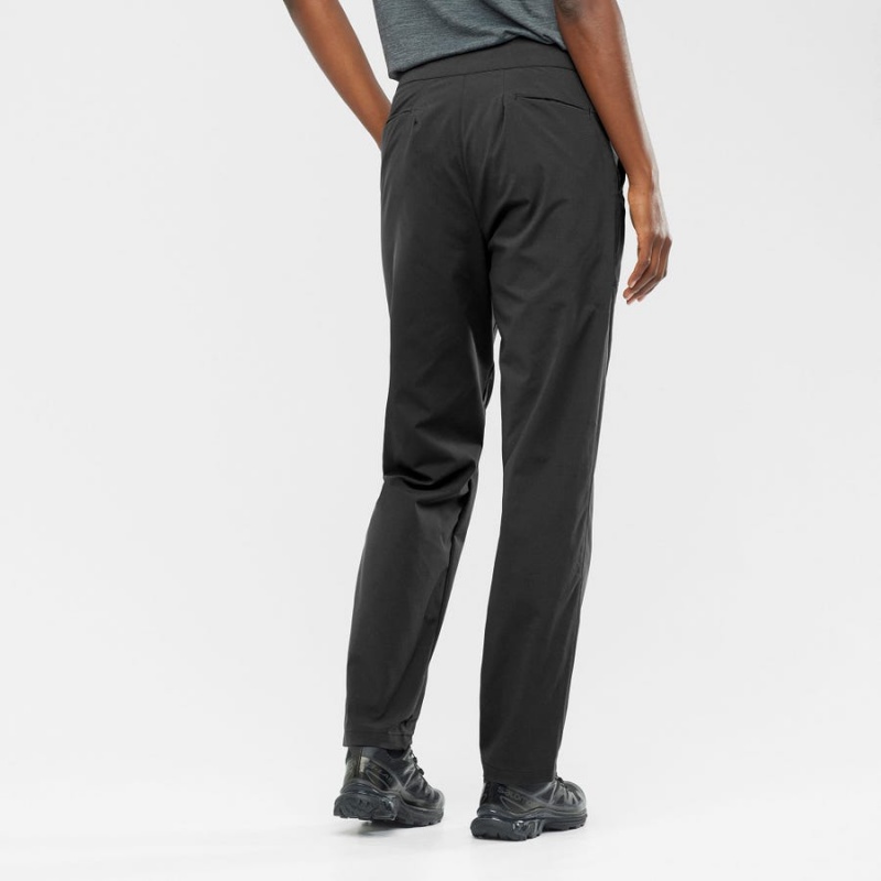 Pantalon Salomon WAYFARER CITY Mujer Negras | EC3244KOR