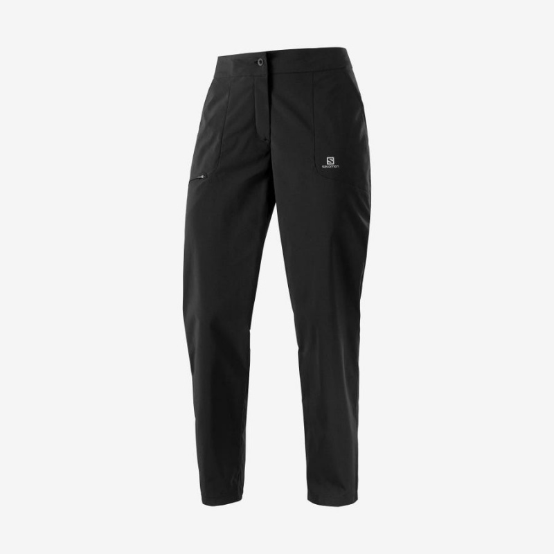 Pantalon Salomon WAYFARER CITY Mujer Negras | EC3244KOR