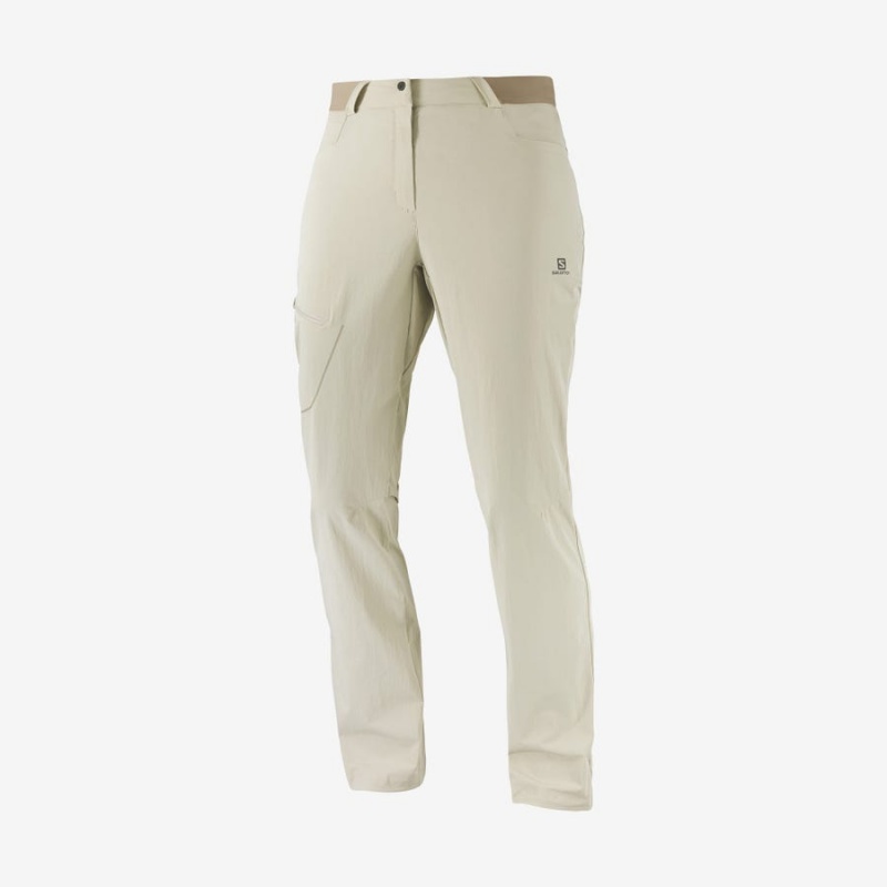 Pantalon Salomon WAYFARER Mujer Beige | EC3237AHK