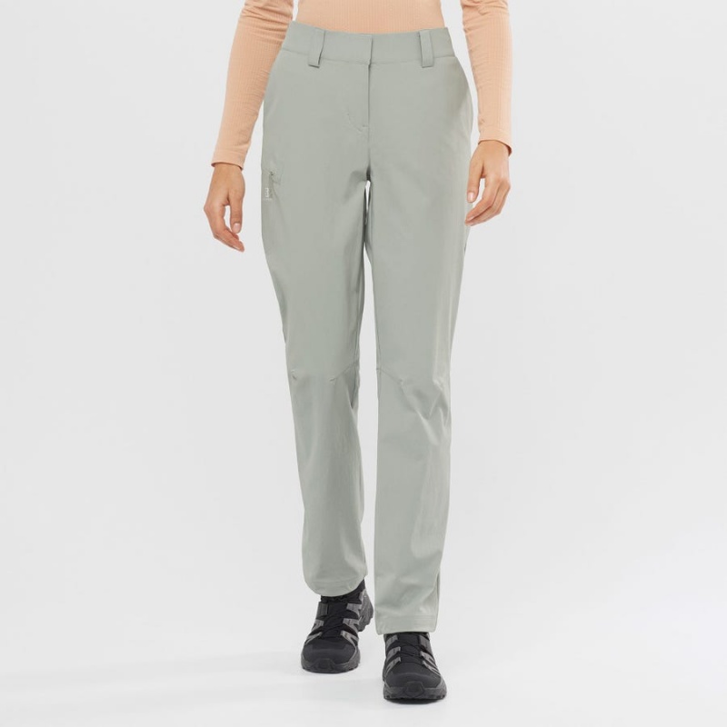 Pantalon Salomon WAYFARER Mujer Gris | EC3228EBC