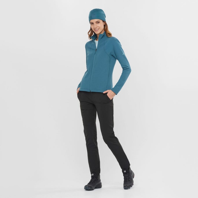 Pantalon Salomon WAYFARER Mujer Verde Menta | EC3227WNB