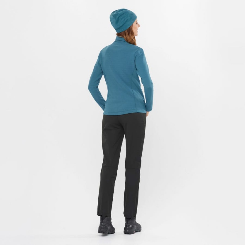 Pantalon Salomon WAYFARER Mujer Verde Menta | EC3227WNB