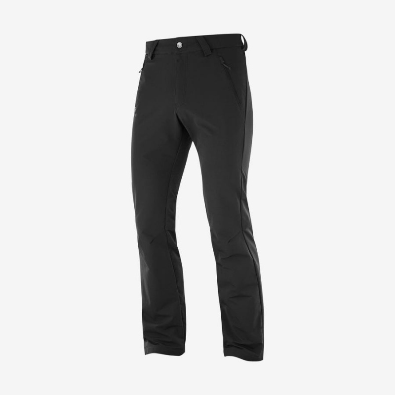 Pantalon Salomon WAYFARER WARM STRAIGHT Hombre Negras | EC2437KOR