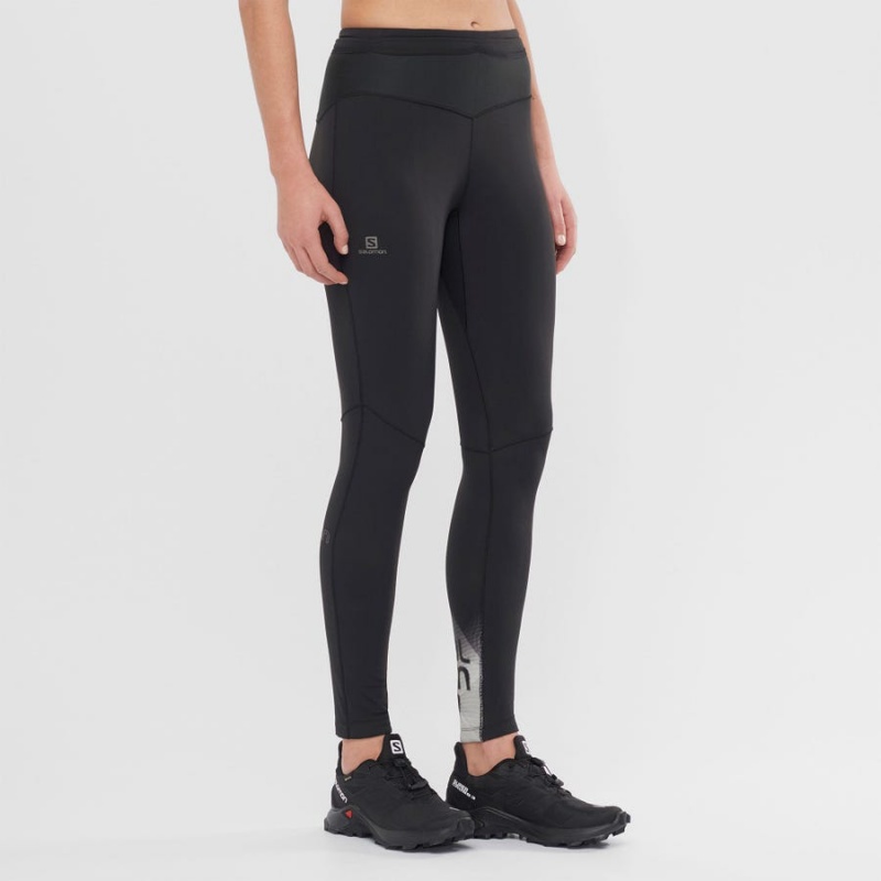 Pantalon Salomon XA WARM Mujer Negras | EC3253QMA