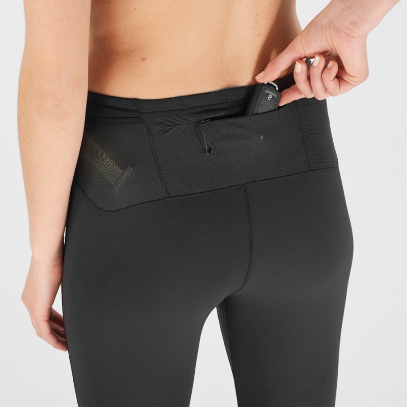 Pantalon Salomon XA WARM Mujer Negras | EC3253QMA