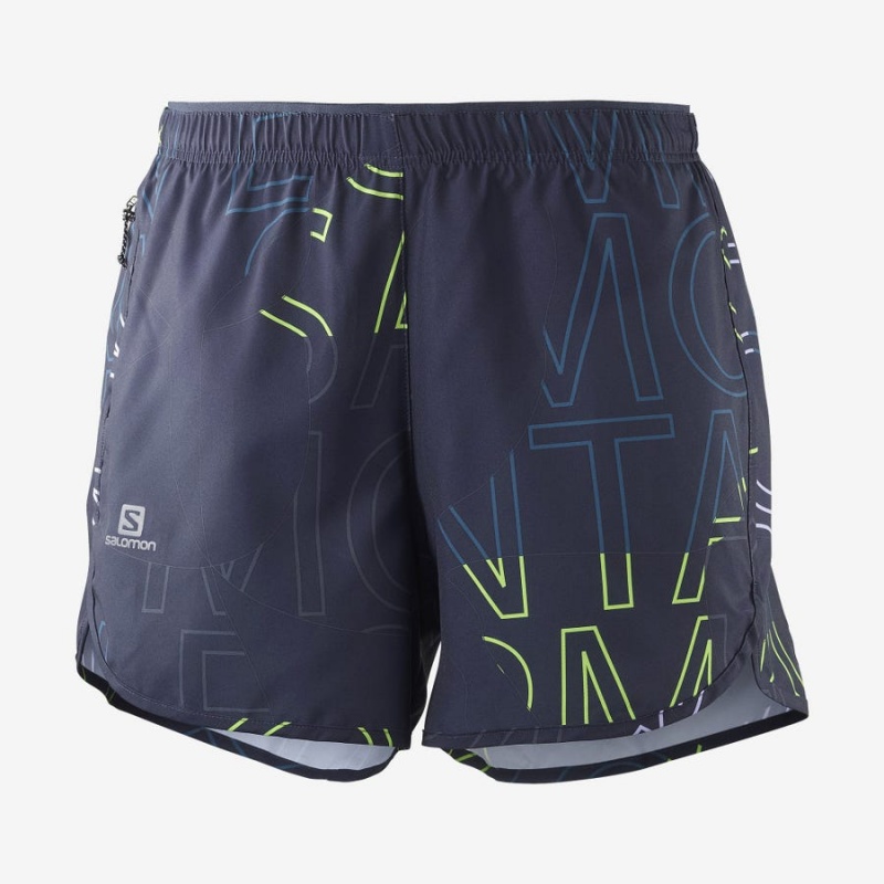 Short Salomon AGILE Mujer Azules | EC3269KOR