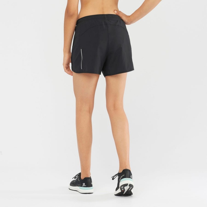 Short Salomon AGILE Mujer Negras | EC3267HAP