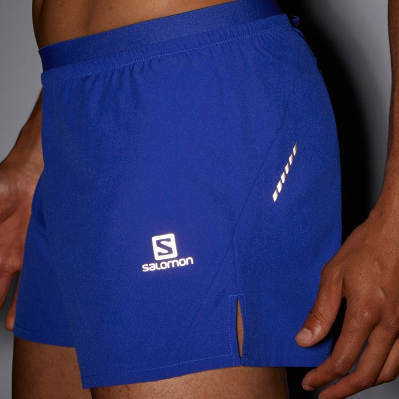 Short Salomon CROSS 3'' Hombre Azules | EC2450TCE