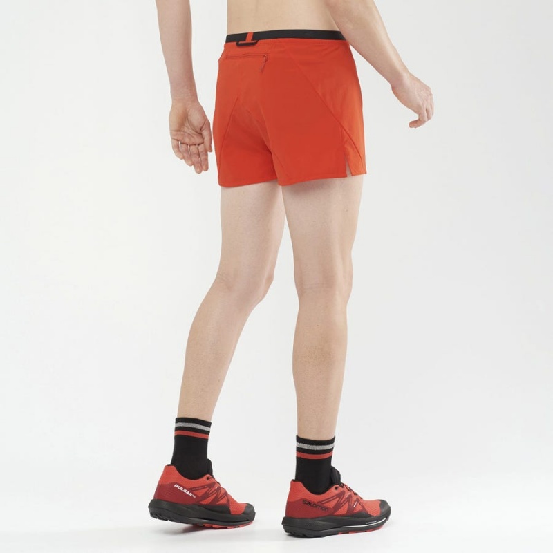 Short Salomon CROSS 3'' Hombre Naranjas | EC2451YXF