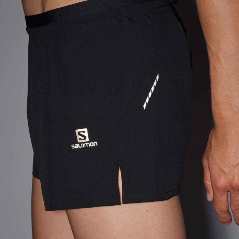 Short Salomon CROSS 3'' Hombre Negras | EC2449RVD