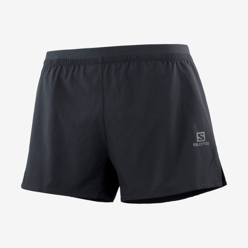 Short Salomon CROSS 3\'\' Hombre Negras | EC2449RVD