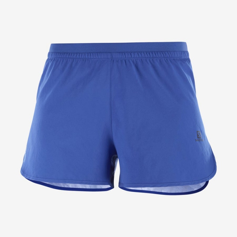 Short Salomon CROSS 3\'\' Mujer Azul Marino | EC3275BEX