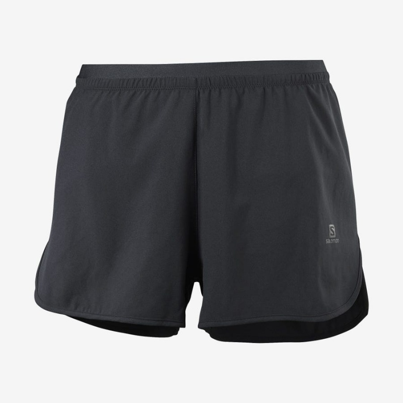 Short Salomon CROSS 3\'\' Mujer Negras | EC3274VRW