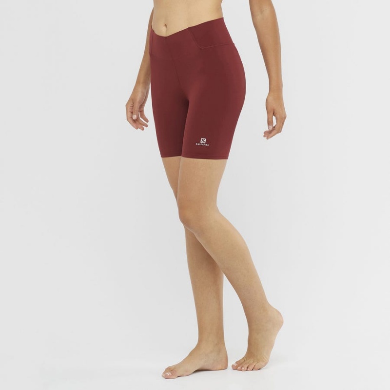 Short Salomon CROSS MULTI 7'' Mujer Rojas | EC3260HAP