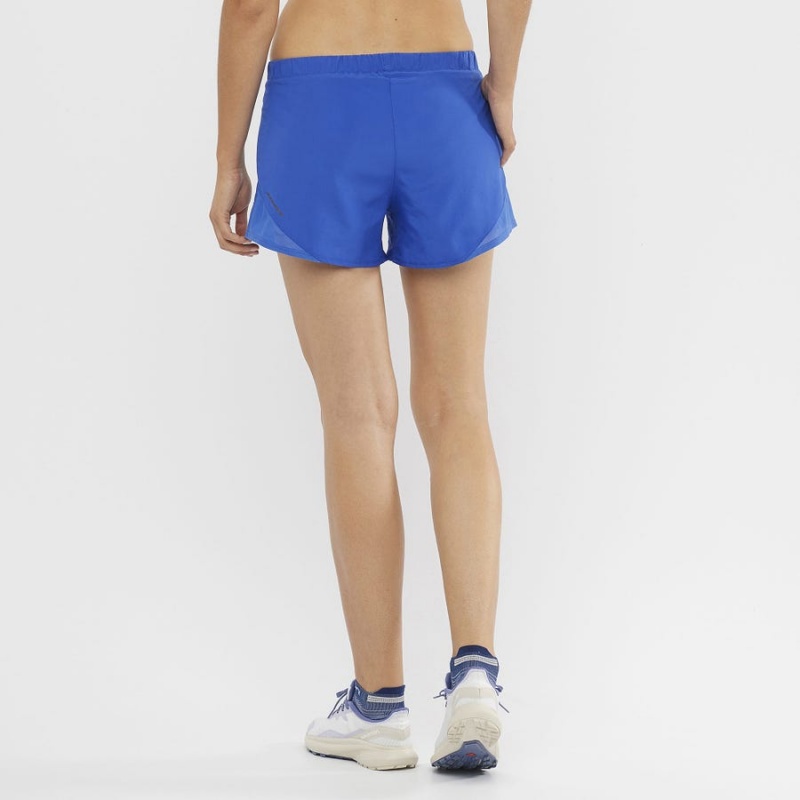 Short Salomon CROSS REBEL 4'' Mujer Azules | EC3272XYU