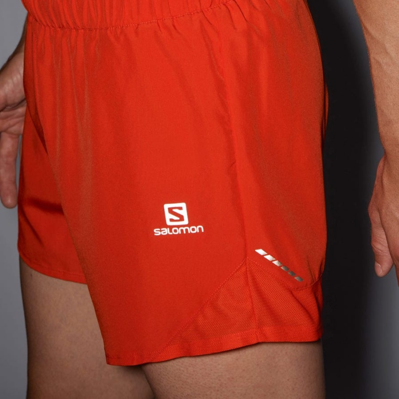 Short Salomon CROSS REBEL 5'' Hombre Naranjas | EC2446QMA