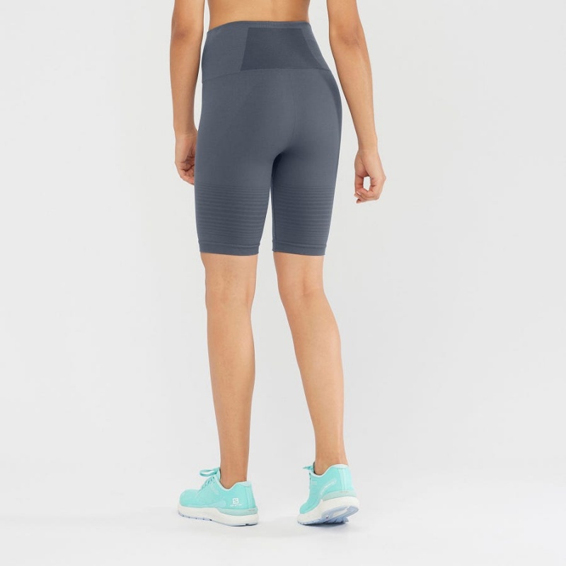 Short Salomon ESSENTIAL MOVE ON SEAMLESS Mujer Gris | EC3258FDN