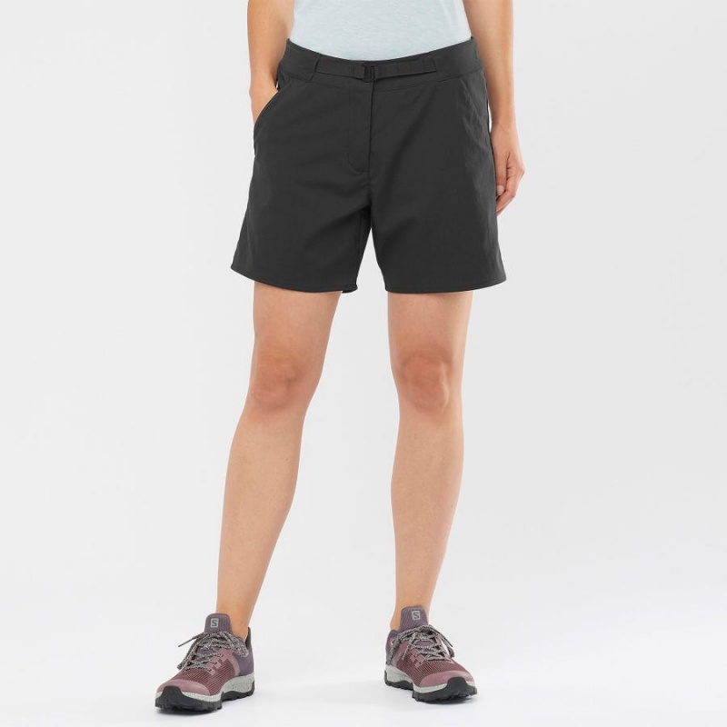 Short Salomon OUTRACK Mujer Negras | EC3263SGL