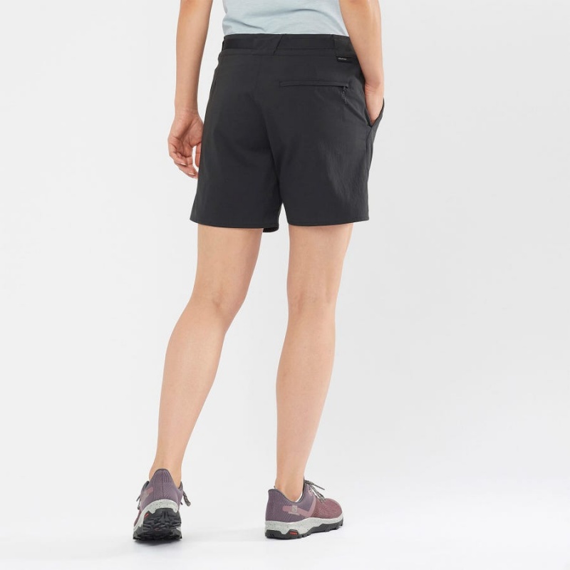 Short Salomon OUTRACK Mujer Negras | EC3263SGL