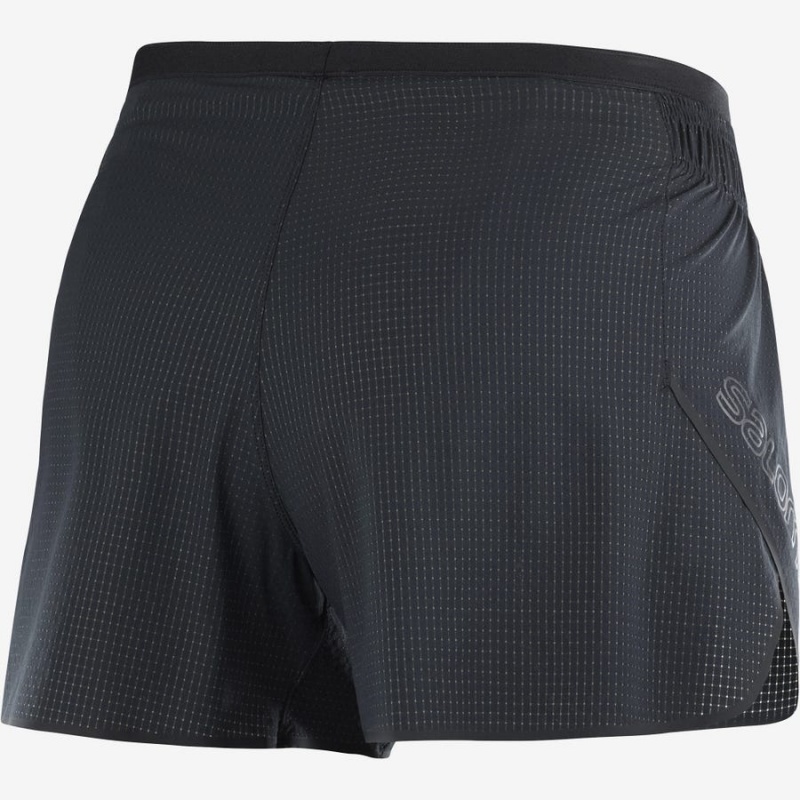 Short Salomon SENSE AERO 3'' Mujer Negras | EC3285ILH