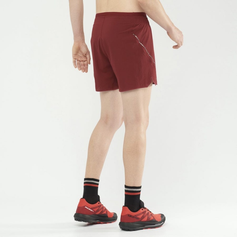 Short Salomon SENSE AERO 5'' Hombre Rojas | EC2469VRW