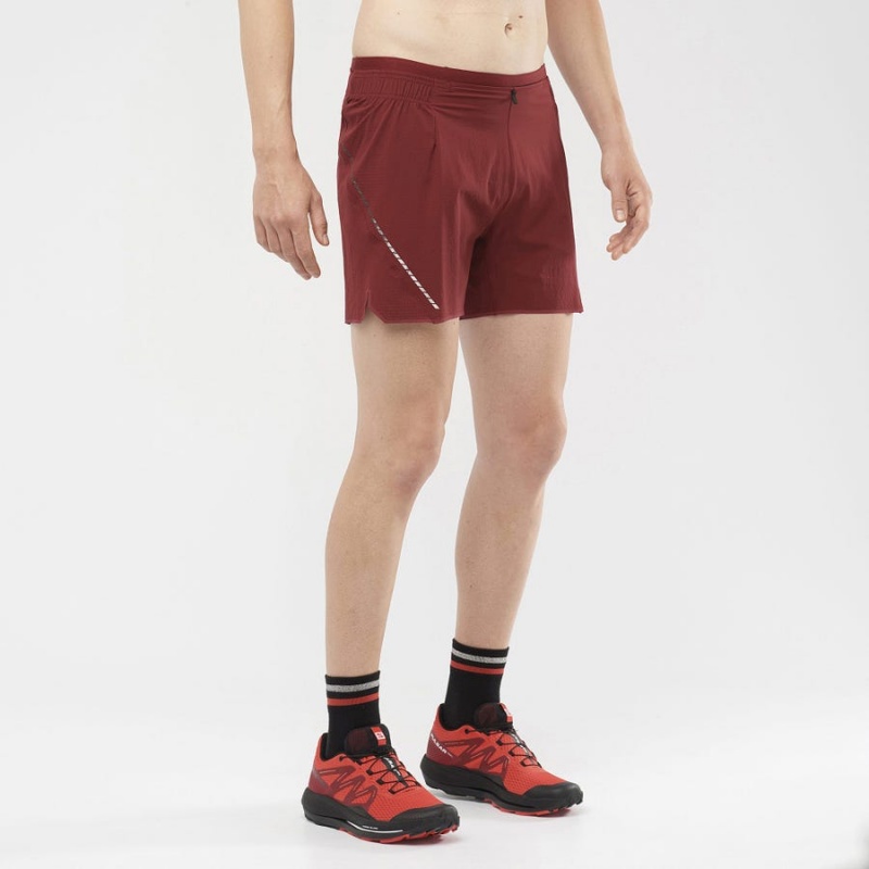 Short Salomon SENSE AERO 5'' Hombre Rojas | EC2469VRW