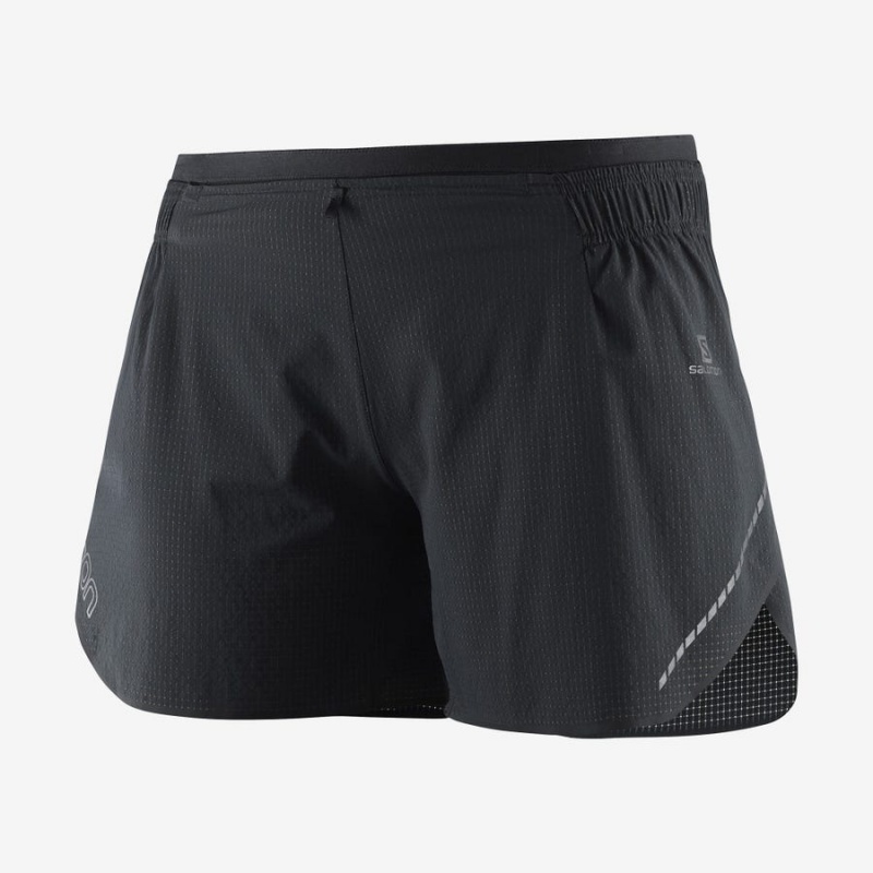 Short Salomon SENSE AERO 5\'\' Mujer Negras | EC3287PJJ