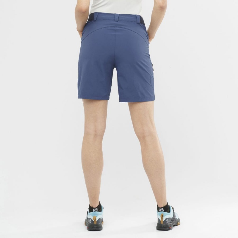 Short Salomon WAYFARER Mujer Azul Marino | EC3266GSO