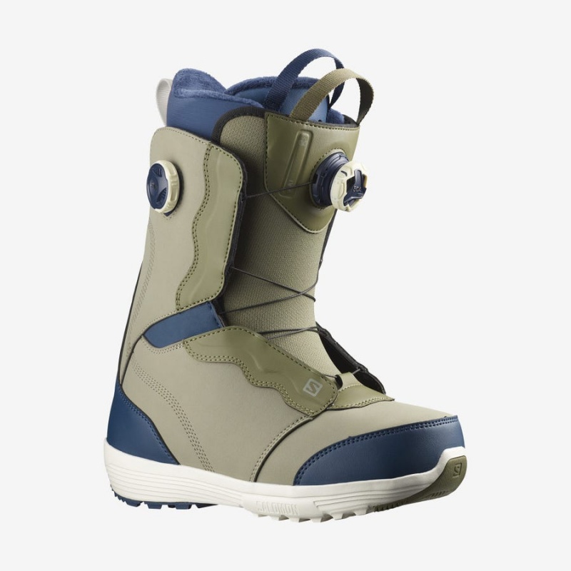 Ski Boots Salomon IVY BOA Mujer Verde Oliva | EC3536NWY