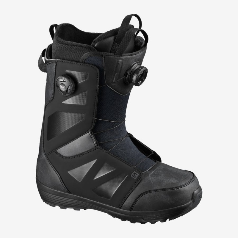 Ski Boots Salomon LAUNCH BOA SJ BOA Hombre Negras | EC2756NWY