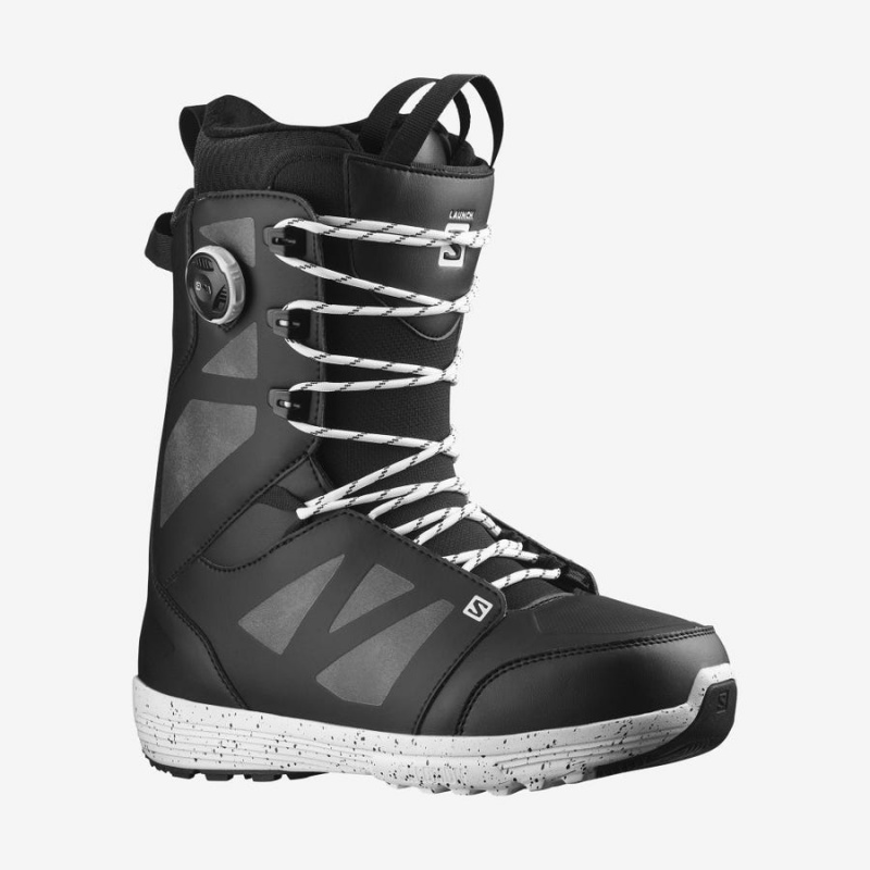 Ski Boots Salomon LAUNCH LACE BOA SJ Hombre Negras | EC2746GSO