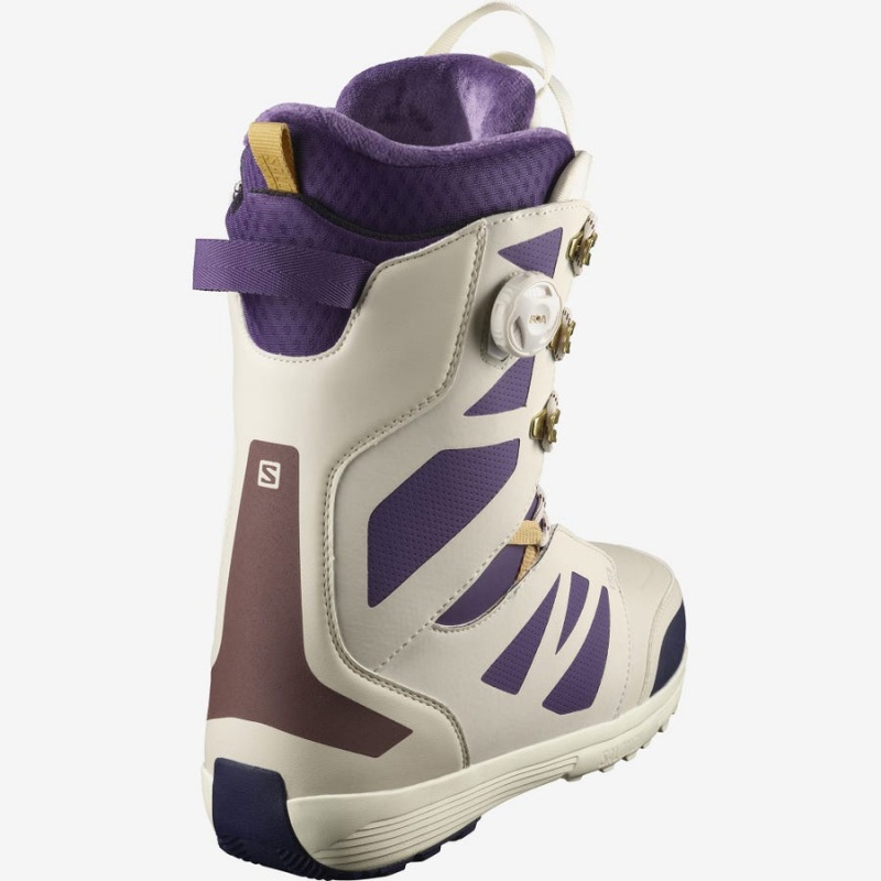 Ski Boots Salomon LAUNCH LACE SJ BOA TEAM Hombre Beige | EC2747HAP