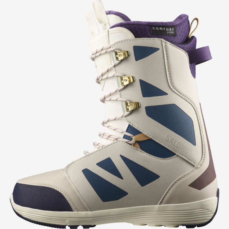 Ski Boots Salomon LAUNCH LACE SJ BOA TEAM Hombre Beige | EC2747HAP