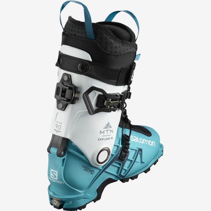 Ski Boots Salomon MTN EXPLORE Mujer Blancas Azules | EC3540EBC