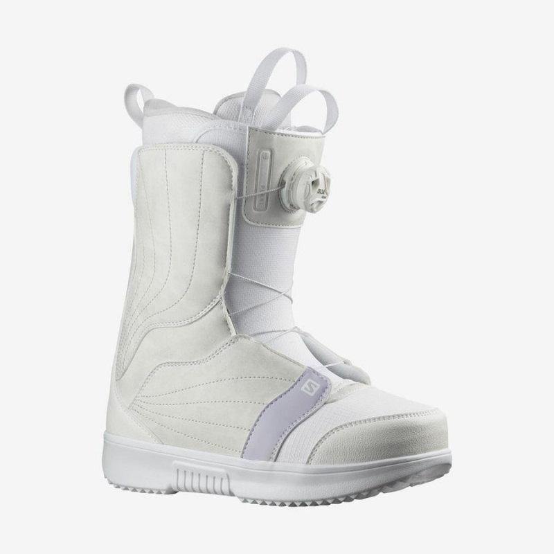 Ski Boots Salomon PEARL BOA WHITE Mujer Blancas | EC3562BEX