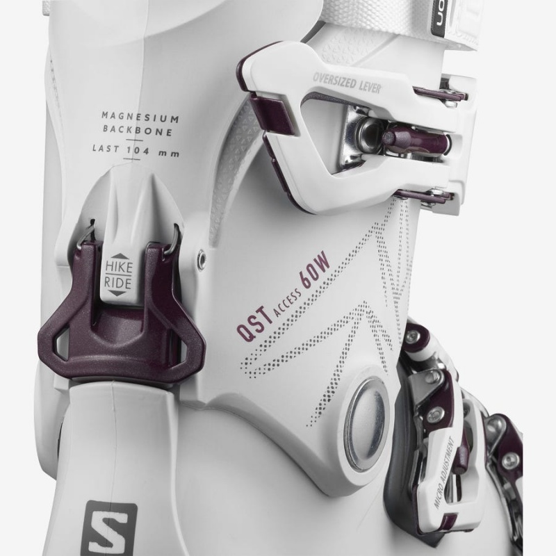 Ski Boots Salomon QST ACCESS 60 Mujer Blancas | EC3546OKI