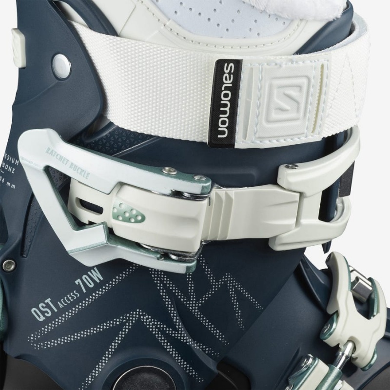 Ski Boots Salomon QST ACCESS 70 Mujer Azules Blancas | EC3549AHK