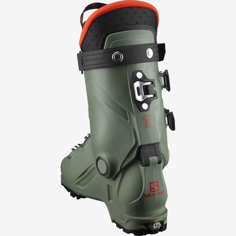 Ski Boots Salomon SHIFT PRO 80T AT Niños Verde Oliva | EC3625JPQ