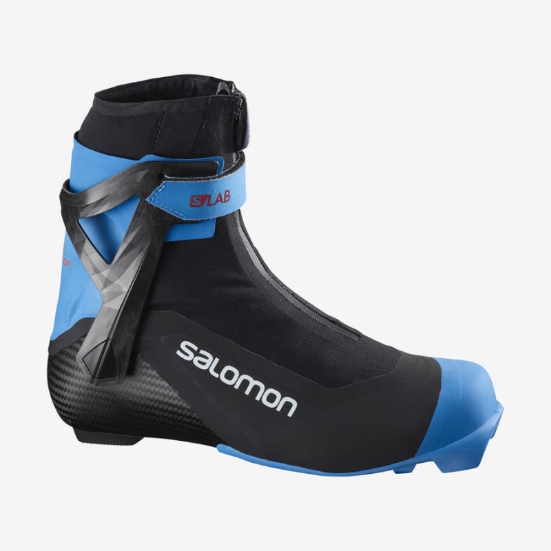 Ski Boots Salomon S/LAB CARBON SKATE PROLINK Hombre Negras Azules | EC2742AHK