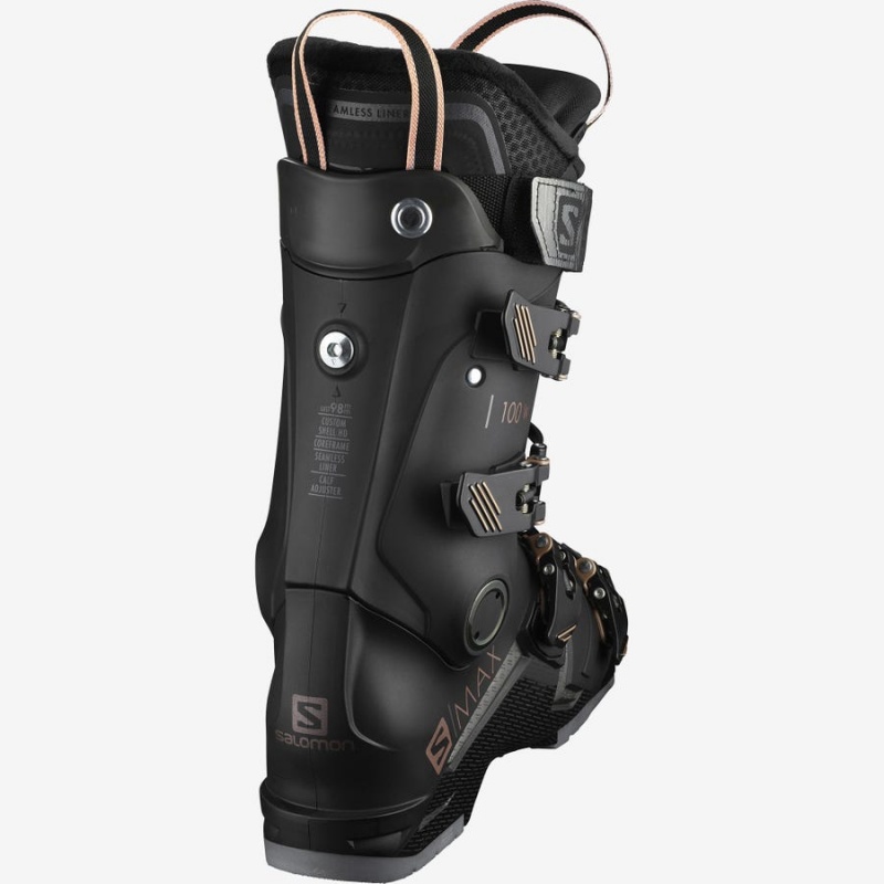 Ski Boots Salomon S/MAX 100 Mujer Negras | EC3558ZUT