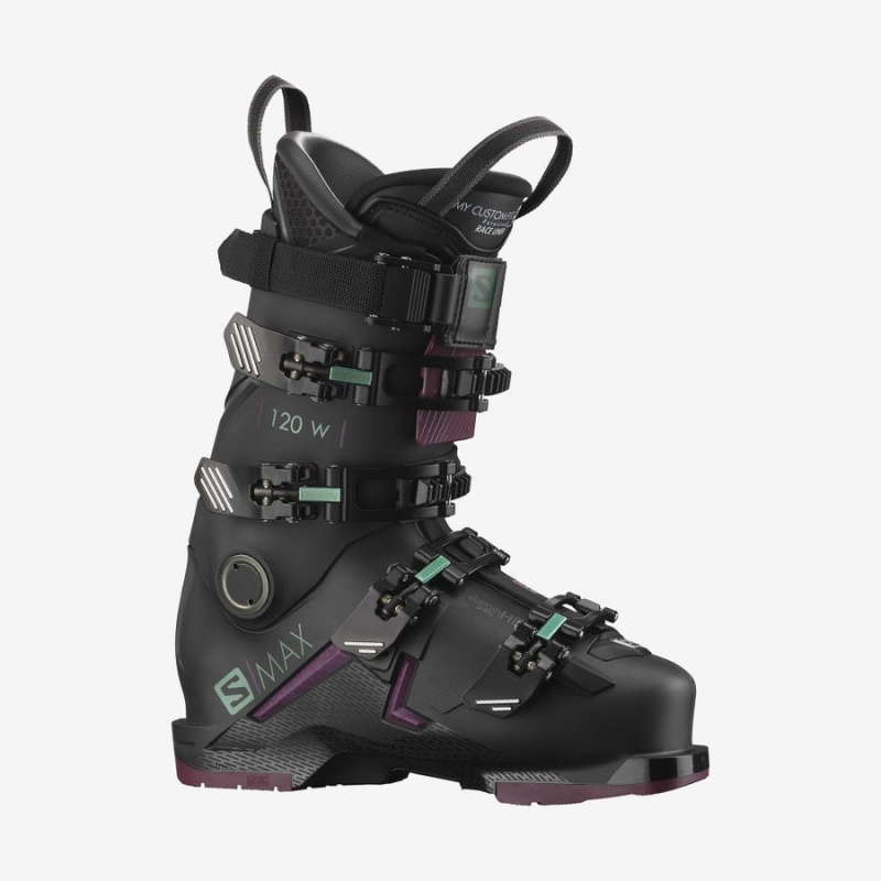 Ski Boots Salomon S/MAX 120 Mujer Negras | EC3560CTV