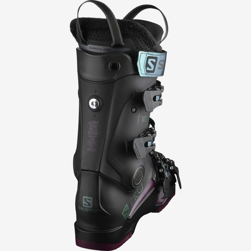 Ski Boots Salomon S/PRO 100 Mujer Negras | EC3557LIS