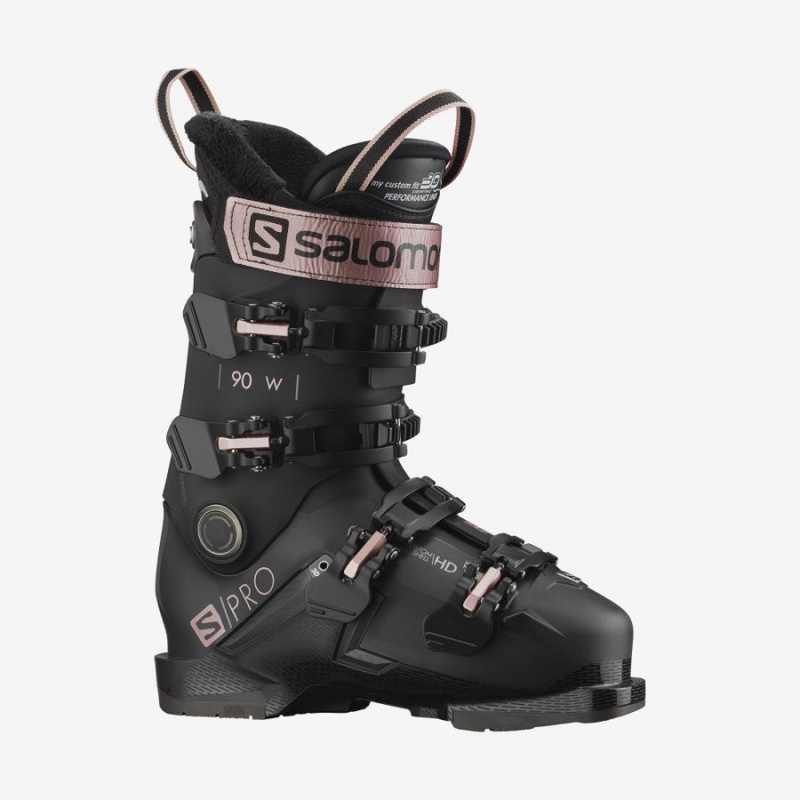 Ski Boots Salomon S/PRO 90 Mujer Negras Doradas | EC3555JPQ