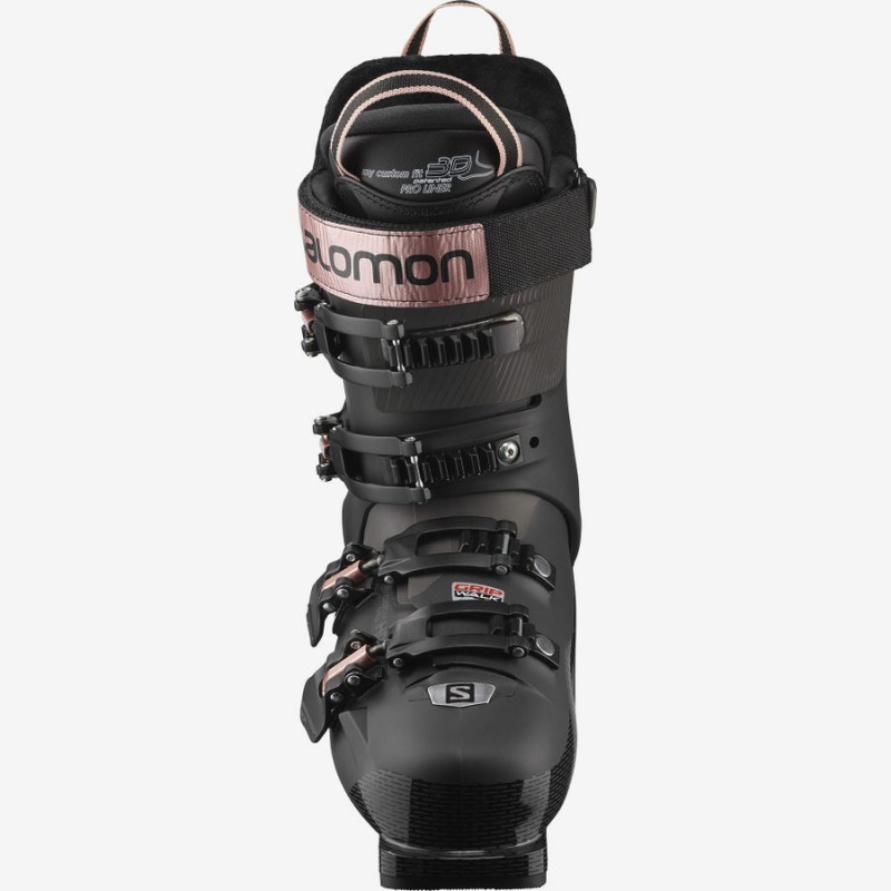 Ski Boots Salomon S/PRO HV 100 Mujer Negras Rosas Doradas | EC3556KOR