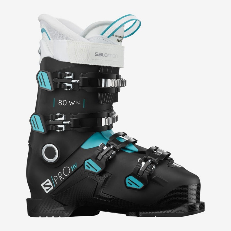 Ski Boots Salomon S/PRO HV 80 W IC Mujer Negras Blancas | EC3552FDN