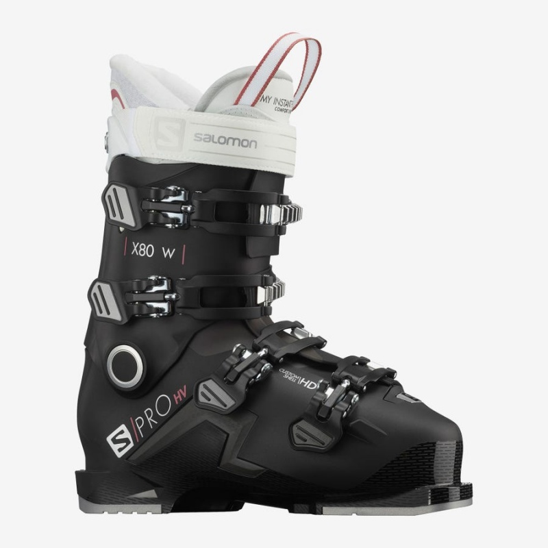 Ski Boots Salomon S/PRO HV X80 Mujer Negras | EC3543YXF