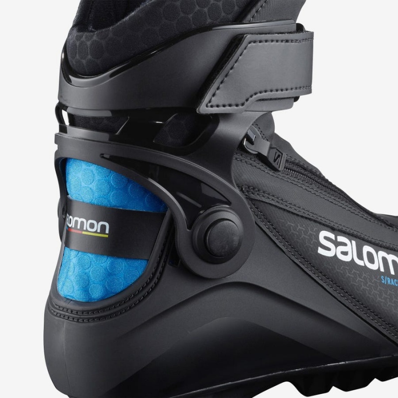 Ski Boots Salomon S/RACE SKIATHLON PILOT JUNIOR Niños Negras Azules | EC3607JPQ