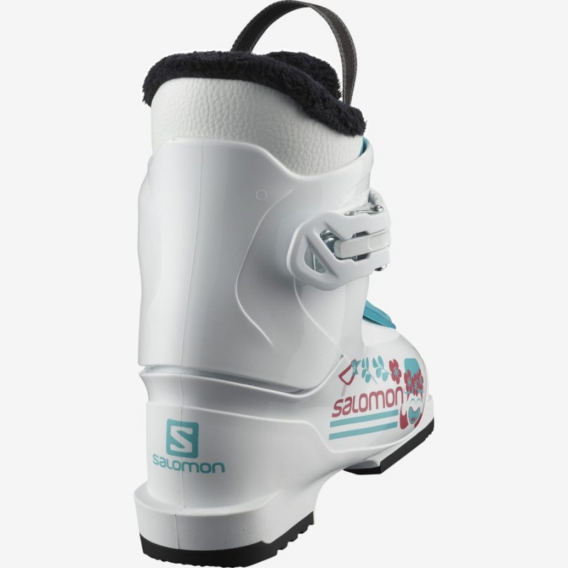 Ski Boots Salomon T1 GIRLY Niños Blancas Azules | EC3610ZUT