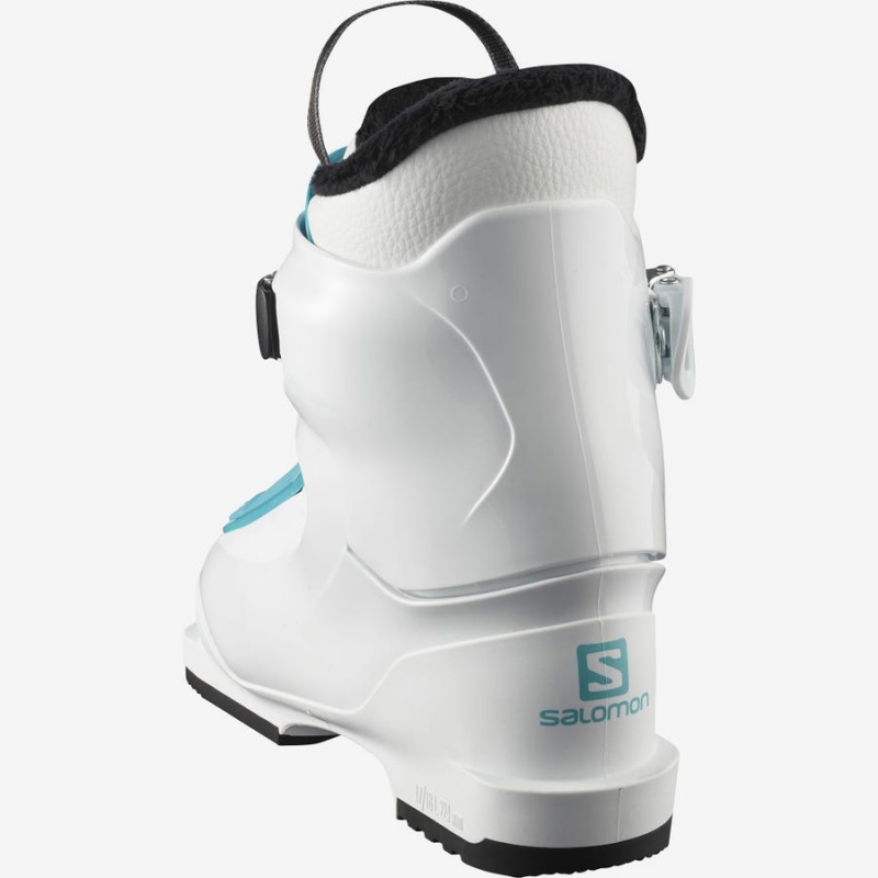 Ski Boots Salomon T1 GIRLY Niños Blancas Azules | EC3610ZUT